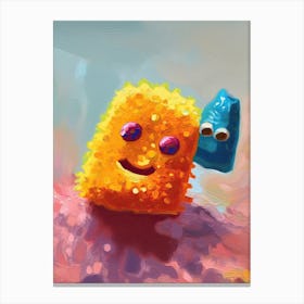 Scrub Daddy Sponge Oil Painting 1 Canvas Print