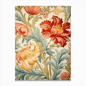 Floral Wallpaper 331 Canvas Print