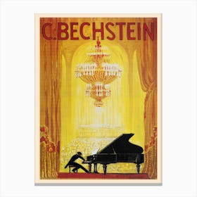 C Bechstein Poster Canvas Print