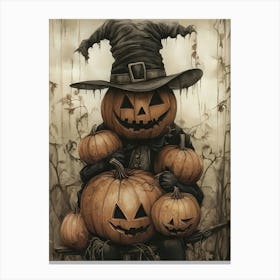 Halloween Pumpkins 7 Canvas Print