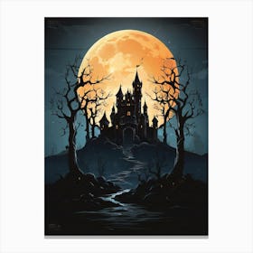 Halloween Castle 17 Canvas Print