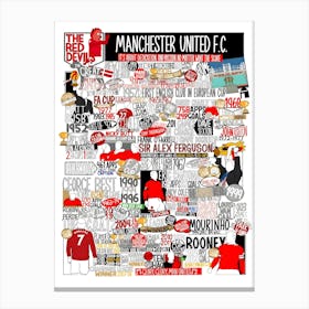 Manchester United 7 Canvas Print