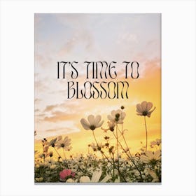 It'S Time To Blossom Canvas Print
