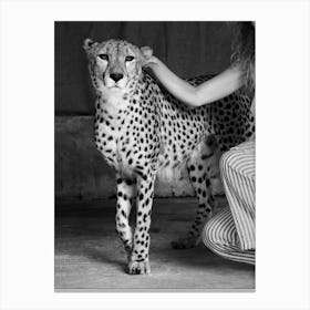 Friendly Cheetah - Wild Animal Photograph - Photographs - Photography Canvas Print