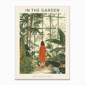 In The Garden Poster Brooklyn Botanical Gardens 1 Canvas Print
