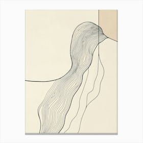 'Wavy Line' Canvas Print