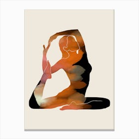 Yoga Girl B Canvas Print
