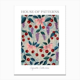 In My Bow Era 3 Pattern Poster Canvas Print