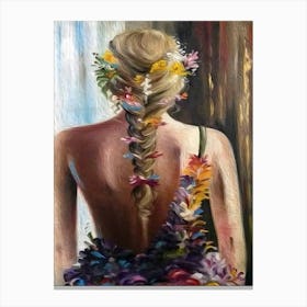 Braided Hair 1 Canvas Print