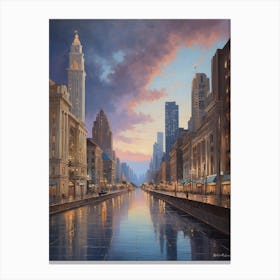 Chicago River Canvas Print