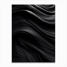 Black Art Digital Texture 4 Canvas Print