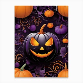 Halloween Pumpkins 5 Canvas Print