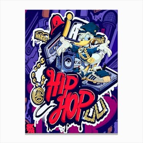 Donald Hiphop Canvas Print