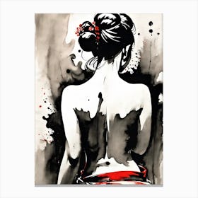 Japanese Woman Canvas Print