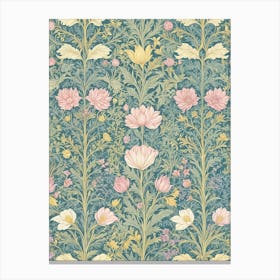 William Morris In Pastel no1 Canvas Print