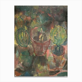 Kakteen, Paul Klee Canvas Print