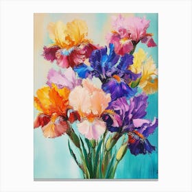 Colorful Iris Canvas Print