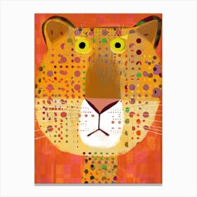 Miffed Leopard Canvas Print