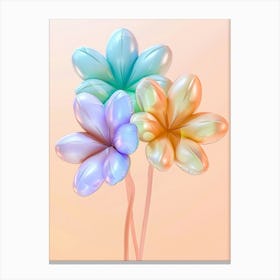 Dreamy Inflatable Flowers Love In A Mist Nigella 2 Canvas Print
