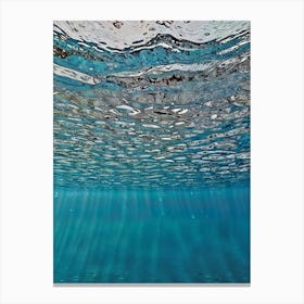 Under The Water Canvas Print