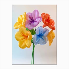 Dreamy Inflatable Flowers Impatiens 3 Canvas Print