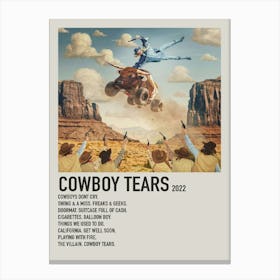 Cowboy Tears Canvas Posters Wall Art Decor 1 Canvas Print