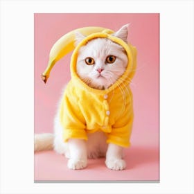 Banana Cat Canvas Print