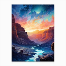 The Grand Canyon Sunset Canvas Print