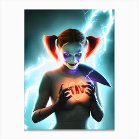 Pretty Punk Girl 8 Canvas Print