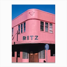 Ritz Building Eureka California, John Margolies Canvas Print