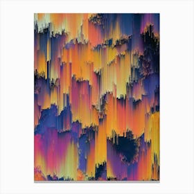 Colorful Abstract Geometric (6) Canvas Print