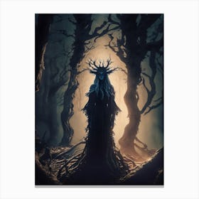 Dark Forest Princess Canvas Print