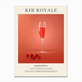 Kir Royale Canvas Print