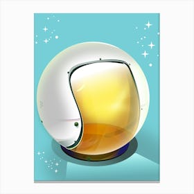 Vintage Space Helmet Canvas Print