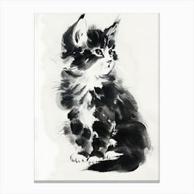 Chinese Kitten Canvas Print