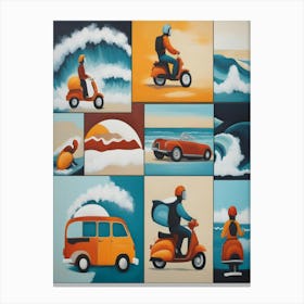 Vespa Canvas Print