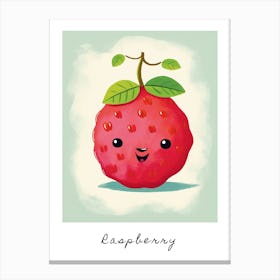 Friendly Kids Raspberry 2 Poster Canvas Print