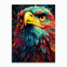 Colorful Eagle Canvas Print