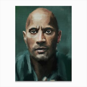 Dwayne “The Rock” Johnson Canvas Print