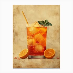 Iced Tea 8 Canvas Print