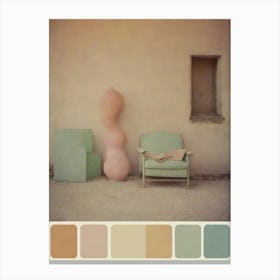 Pastel Palette Canvas Print