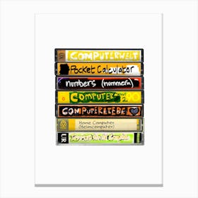 Kraftwerk - Computer World - Cassette Print Canvas Print