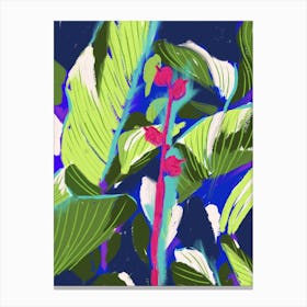 Tropical Leaves Canvas Print