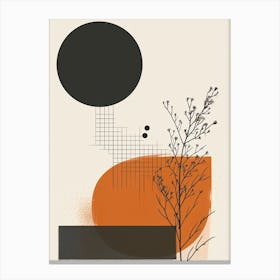 Abstract Minimalistic Geometric Contemporary Boho 11 Canvas Print