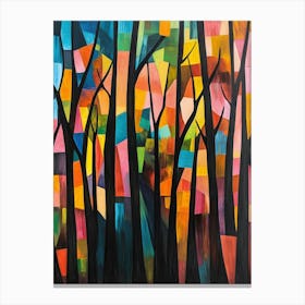 Trees In The Forest 4 Canvas Print