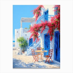 Aegean Village 2 Canvas Print
