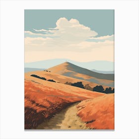 The Malvern Hills England 1 Hiking Trail Landscape Canvas Print