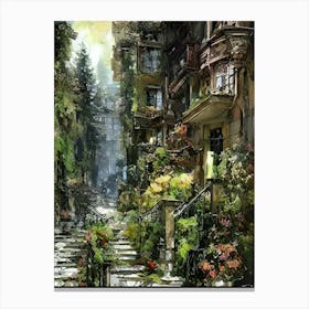 City In Bloom Canvas Print