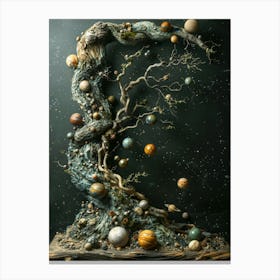 Tree Of Planets Canvas Print