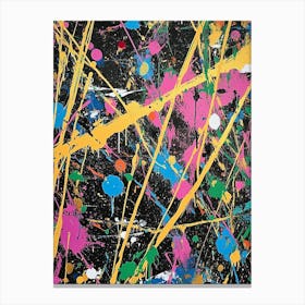 Splatter Painting 4 Canvas Print